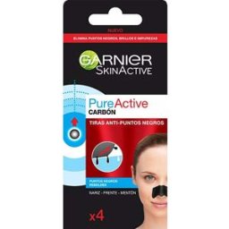 GARNIER Pure Active Carbon Tiras Anti Puntos Negros 4 uds