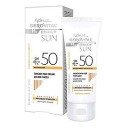 Gerovital H3 Crema Solar Facial Fps50 Tono Dorado 50 ml