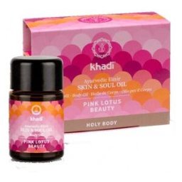 Khadi Aceite Elixir Ayurveda Loto Rosado Equilibrio 10 ml
