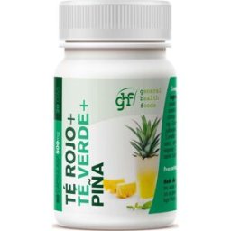 GHF Té Verde + Té Rojo + Piña 500 mg 60 caps