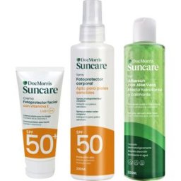 DocMorris Pack Suncare Crema Facial Spf50+ 50 ml + Spray Corporal Spf50 200 ml + Aftersun