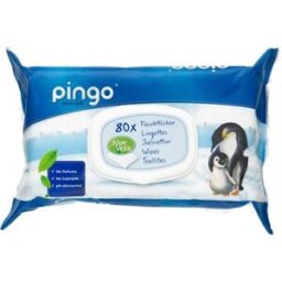 Pingo Toallitas Deshechables Ecológicas 80 uds