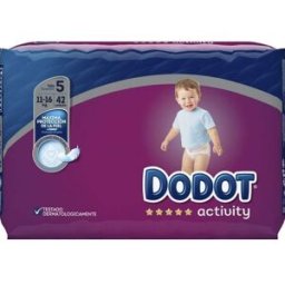 dodot Activity Pañal Infantil T-5 42 uds
