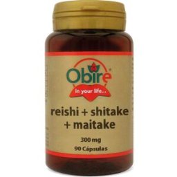 Obire Reishi Shitake Maitake 300 mg 90 caps
