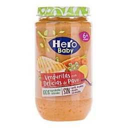 Hero Baby Tarro de Verduras con Delicias de Pavo 235 g