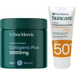 DocMorris Pack Colágeno Plus 400 g + Crema Facial Spf50+ 50 ml