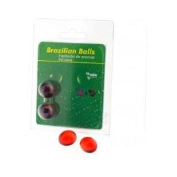 Diverty Sex Taloka Brazilian Balls Intimate gel Fresa y Chocolate 2 uds