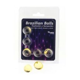 Diverty Sex Taloka Brazilian Balls Exciting gel Vibration & Shock Effect 5 uds