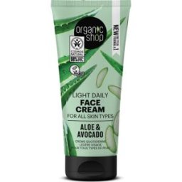 Organic Shop Aloe & Avocado Light Face Cream 50 ml