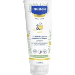 Mustela Leche Corporal Nutritiva al Cold Cream con Cera de Abeja BIO 200 ml