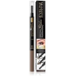 Eveline Cosmetics Lápiz Cejas 02 Dark Brown 1 ud