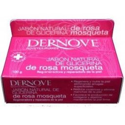 DERNOVE Jabón Natural de glicerina de Rosa Mosqueta 100 g