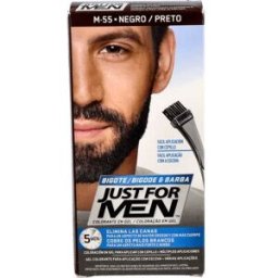Just For Men gel colorante negro para bigote y barba 30 ml