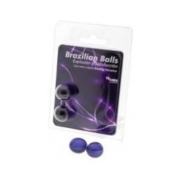 Diverty Sex Taloka Brazilian Balls Exciting gel Efecto Electrizante y Vibrador 2 uds
