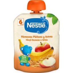 NATURNES Nestle Manzana Plátano y Avena 90 g