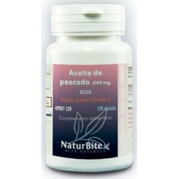 Naturbite Aceite de Pescado 1000 mg 33/22 60 caps