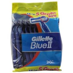 Gillette Blue II Afeitadora Fija 20 uds