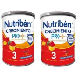 NUTRIBEN Pack Leche Crecimiento Pro+ 3 2x800 g