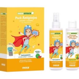 Nosa Pack Antipiojos Loción + Champú + Peine 1 ud
