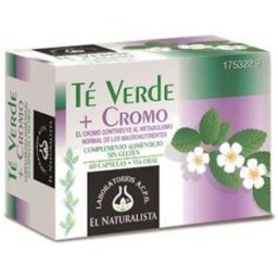 El Naturalista Te Verde+Cromo 60 caps
