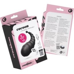 Crushious Cocoon Huevo Vibrador Recargable Negro 1 ud