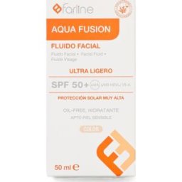 Farline Fluído Facial Aqua Fusion Color Spf50+ 50 ml