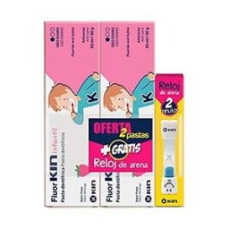 Kin Pasta Infantil 2x50 ml + Reloj de Arena