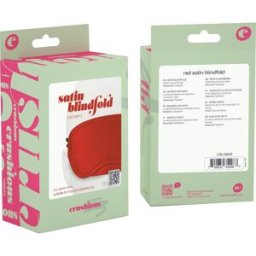 Crushious Antifaz de Satén Rojo 1 ud