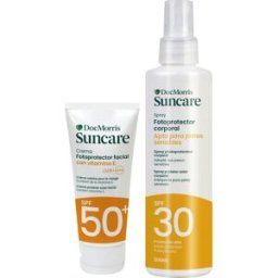 DocMorris Pack Suncare Crema Facial Spf50+ 50 ml +Spray Corporal Spf30 200 ml