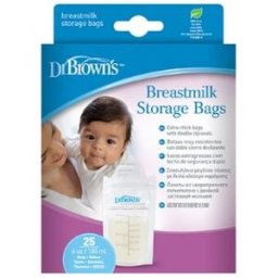 Dr Brown 'S Bolsa de Almacenamiento de Leche 25 uds