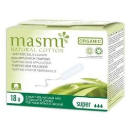 MASMI Natural Cotton Tampones Digital Super 18 uds