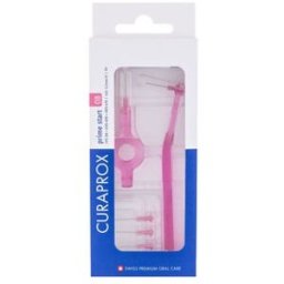 Curaprox Prime Start caps 08 Cable Rosa + 5 Cepillos
