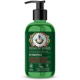 White Agafia Green Agafia Crema de Manos Natural Nutritiva 300 ml