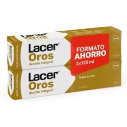 Lacer Oros Acción Integral Pasta Dentífrica 2x125 ml