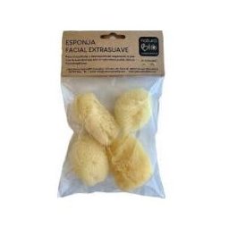 NaturaBIO Cosmetics Esponja Facial 4 uds