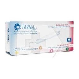 FARMACONFORT Tampon 100% Algodón Mini 18 uds
