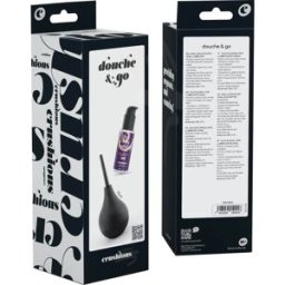 Crushious Set Douche & go Ducha Anal 90 ml + Lubricante 50 ml