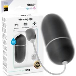 Online Waterproof Vibrador Huevo Negro 1 ud