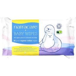 NATRACARE toallitas bebé algodón ecológico 50 uds