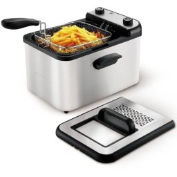 Freidora Grunkel Maxi Fry Pro 4,2L 3000W con Temporizador y Filtro Antiolores