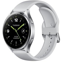 Xiaomi Watch 2 Bluetooth GPS NFC 46mm Plata Correa Plata 5ATM SpO2 Pulsómetro