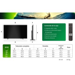 Philips Ambilight TV 55PUS8209 55" QLED UltraHD 4K Dolby Atmos Titan OS