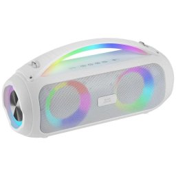 Mars Gaming MS-Pulse Altavoz Portátil Bluetooth 5.3 RGB 50W Blanco