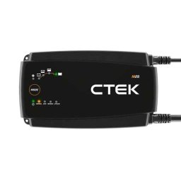 Cargador de baterías CTEK M25 25A para baterías grandes 12V con modo litio y regeneración