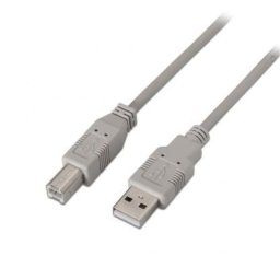 Cable USB 2.0 AISENS A101-0004 4,5m USB A-USB B Beige
