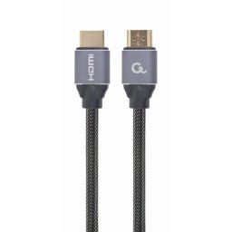 Cable HDMI Gembird CCBP-HDMI-7.5M 7,5m Tipo A 4K UHD 60Hz Chapado en Oro Gris