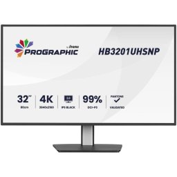 Monitor iiyama Pro Graphics HB3201UHSNP-B1 32" UltraHD 4K 60Hz IPS USB-C KVM Altavoces