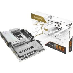 Placa base SAPPHIRE NITRO+ X870EA WIFI7 AMD X870E ATX AM5 DDR5 WiFi 7 RGB con Bluetooth