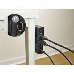 Switch DeLOCK USB 3.0 2 puertos 5 Gbit/s con botón y montaje magnético