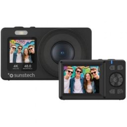 Cámara Compacta Sunstech DCAM4825 5MP Zoom Digital 18x USB-C Negra